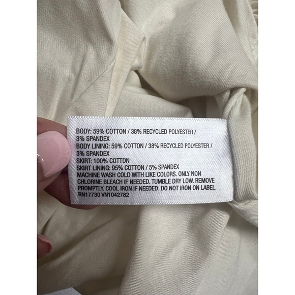 A New Day Strapless Ribbed Knit Bubble Skirt Mini Dress S Party Coquette - Picture 14 of 15